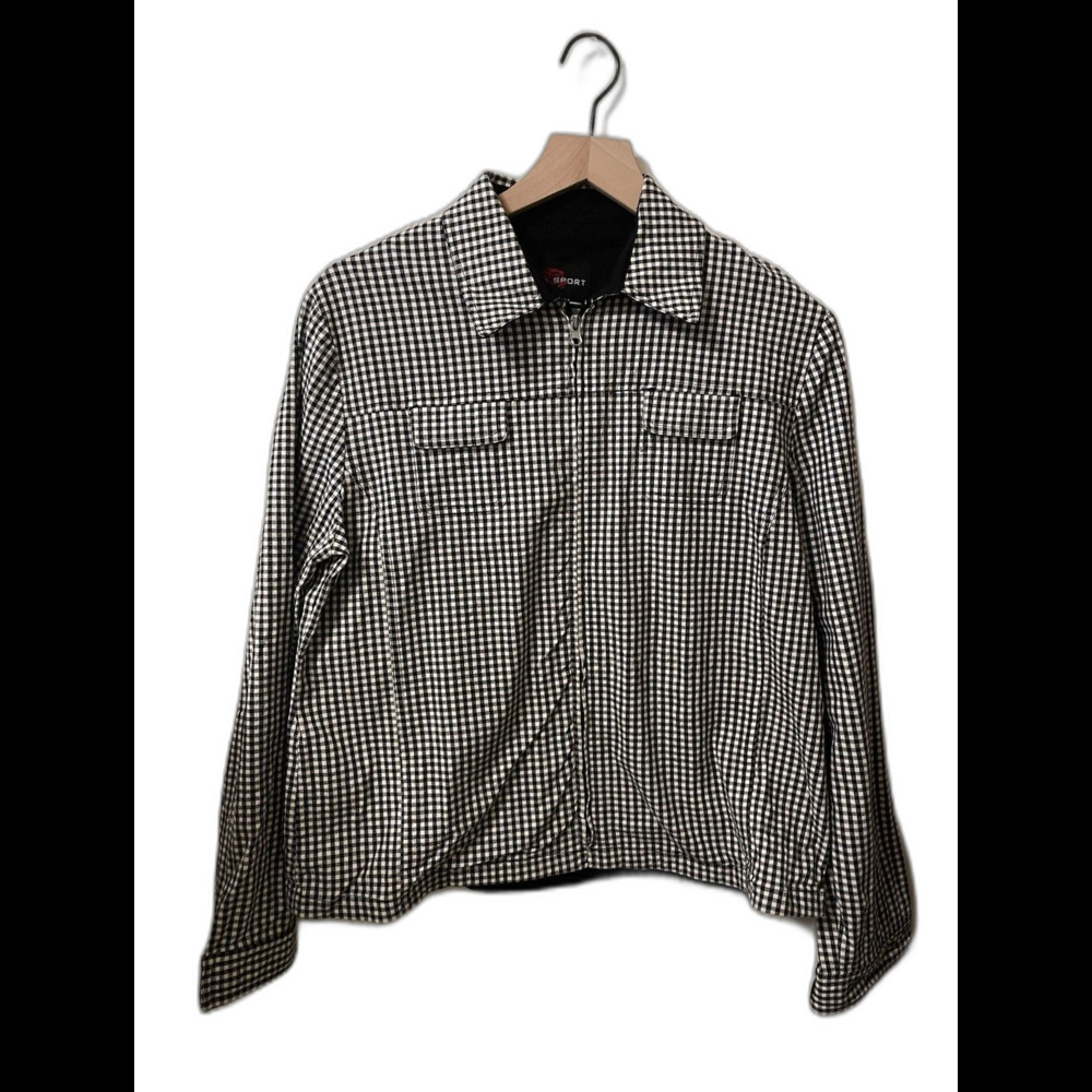 Lana Sport Women's black & White Checkered Jacket Size 10
